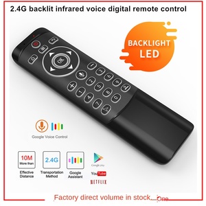 MT1 2.4G Wireless Air Mouse with LED Backlight Gyroscope Fixed <strong>Code</strong> for Smart TV Remote <strong>Control</strong> Numerical <strong>Keyboard</strong> Microphone - Product Image 4