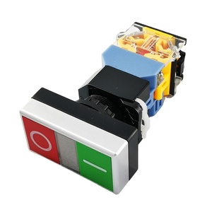 LED indicatore pulsante interruttore 22mm LA38-11D DC12V 24V AC 220V 380V 1NO + 1NC illuminato pulsante a doppia testa - Product Image 1