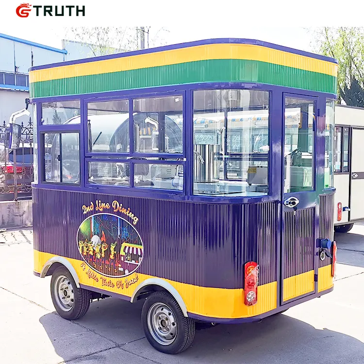 Wahrheit Straße mobile Reise Camping Eis Fahrrad Food Truck Bus zum Verkauf in Amerika mit DOT