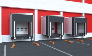 Plataforma de descarga hidráulica eléctrica fija para carga de contenedores con carretillas elevadoras - Product Image 6