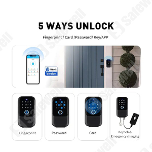 Safewell bảo mật cao thông minh Bluetooth Key khóa box với vân tay/APP/code/thẻ/Key/ekey mở khóa cho airbnb realtor tài sản - Product Image 5
