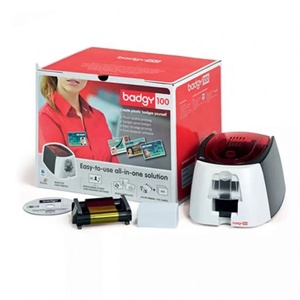 Evolis Badgy 200打印机热直接打印聚氯乙烯身份证打印机单面 - Product Image 1