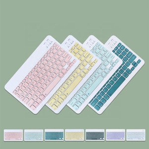 Mini Teclado retroiluminado RGB, teclado inalámbrico para tableta, teclado recargable para IPad, tableta, portátil, PC - Product Image 6
