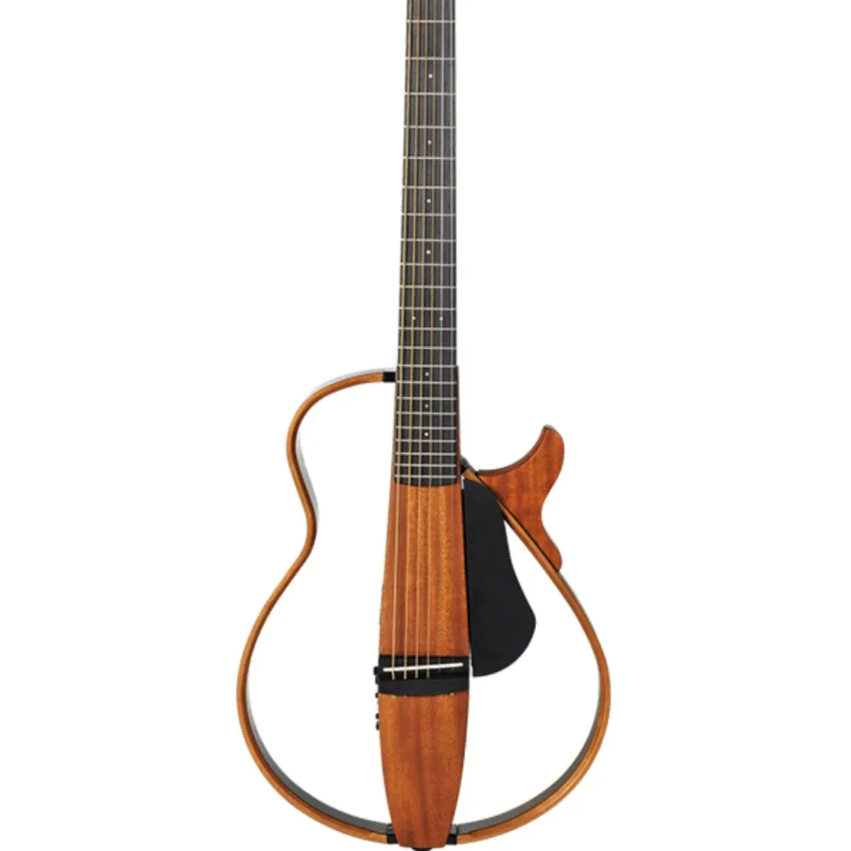 Yamahas SLG200S 39 Polegada Full Single Silent Guitar Portátil Clássico Elétrico Caso Mogno Viagem Artefato Guitarra Folclórica