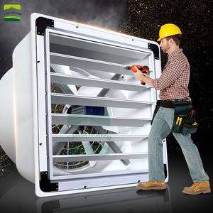 Büyük çiftlik kanatlı çiftlik havalandırma fanı fiberglas fan egzoz FRP fan