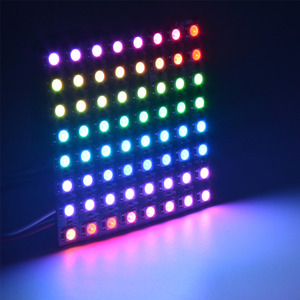 WS2812B RGB LED Digital Flexibel Individuell adressierbarer Panel-Lichtst reifen WS2812 8x8 16x16 8x32 Modul-Matrix bildschirm 5V - Product Image 4