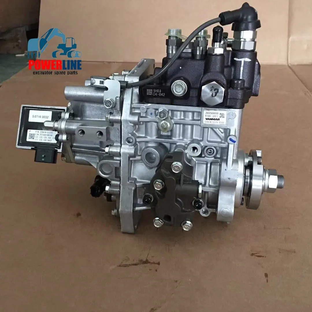 Un montón de stock del motor diesel 4TNV98T 4TNV94L 4TNV94 4TNV98 bomba de inyección de combustible de 729974-51370 para VOLVO EC55B EW55 ECR58 ECR88