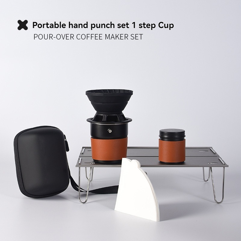 Black Stepped Cup (PU Sleeve)