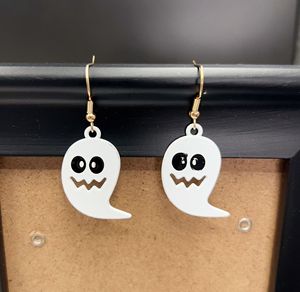 Yunlv Cross-border New Products Halloween Funny Animal Bats, Pumpkins, Cats, Personalized Cartoon Pendants And Earrings F