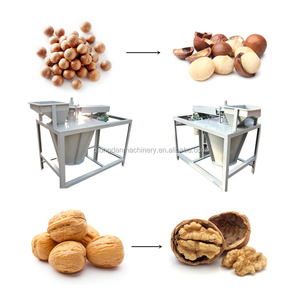 De nogal negro craqueo de macadamia pacana tuerca cracker del núcleo y de separar el precio de la máquina - Product Image 2