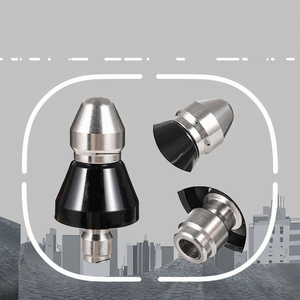 Mới áp lực cao cống <span class=keywords><strong>jetter</strong></span> vòi phun với 1 phía trước máy bay phản lực và 6 phía sau máy bay phản lực cần thiết cống làm sạch bộ phận thiết bị - Product Image 2