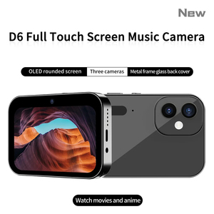D6 4K HD Digital <strong>Camera</strong> 64MP Camcorder with Night Vision Touch Control Screen Music Player Vlogging Features