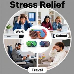 3D in Fidget Spinner | Đồ chơi bánh răng con quay mini để giảm căng thẳng | Đồ chơi giải nén bán chạy nhất cho trẻ em và người lớn - Product Image 4