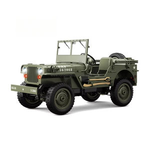 C8815 1941 Willys MB RC <strong>Jeep</strong> Military Mini <strong>Off</strong>-<strong>road</strong> Remote Control Vehicle Additional Winch and Canopy RC Cars Toys Gift - Product Image 1