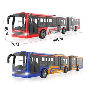 <strong>4CH</strong> Remote Control Bus <strong>Car</strong> Model Double-Section with <strong>Lights</strong> 11Km/H Toy Bus <strong>RC</strong> for Kids OEM/ODM USB Cable Included - Product Image 4