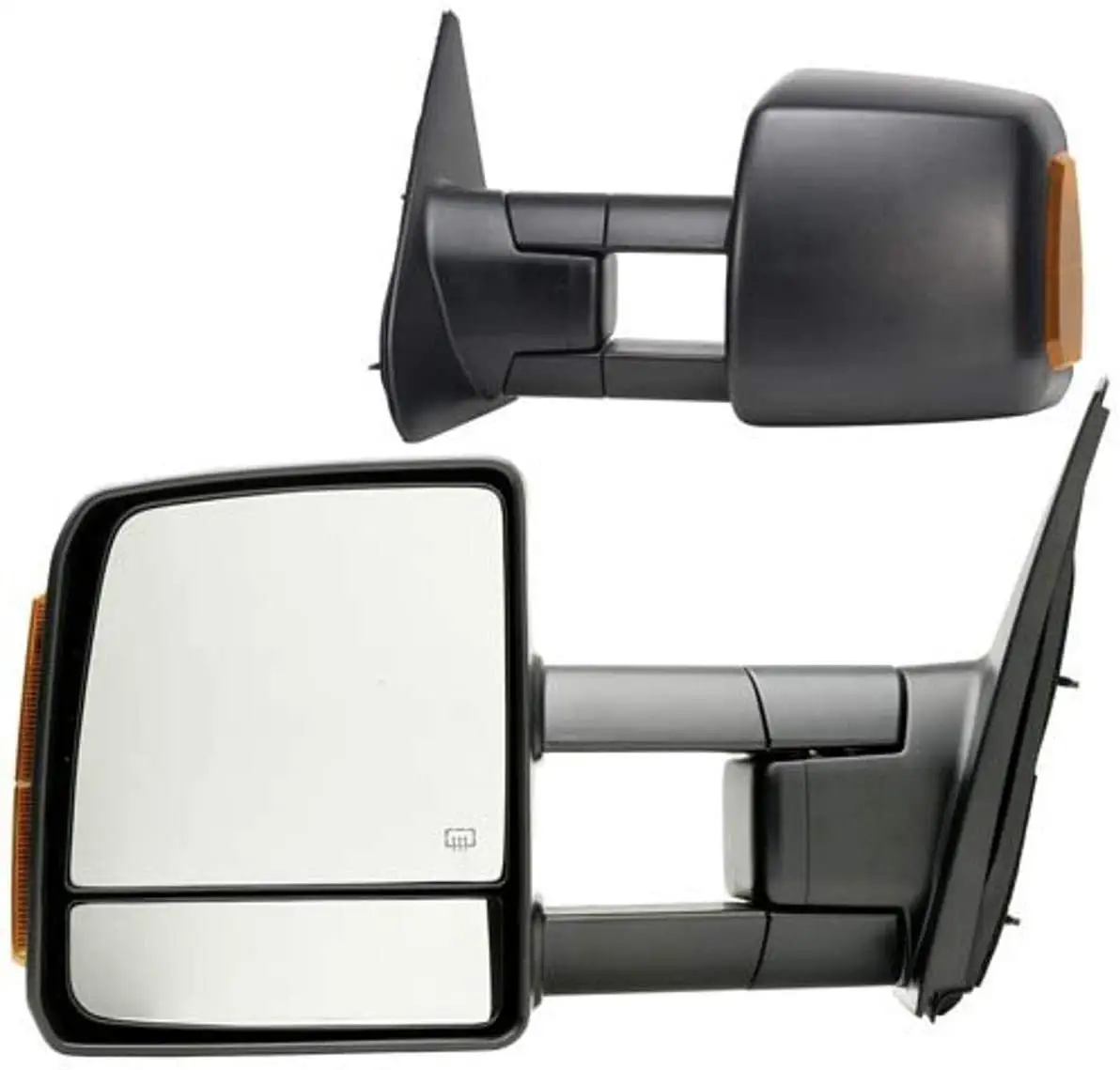 Espejo retrovisor extensible para coche Toyota Tundra Pick-Up, con señal de giro y luces para correr, espejo lateral, espejo de remolque, 1 par