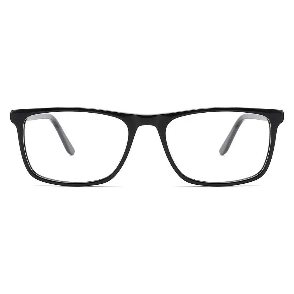 높은 품질 아세테이트 블루 라이트 차단 안경 브랜드 디자인 CR39 렌즈 컴퓨터 안경 남성 여성 광학 안경 프레임