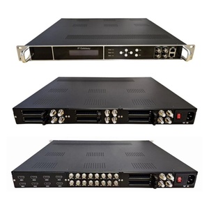 Professional IRD Receiver 2/4/6/8/10/12 CAM CI Slot <strong>DVB</strong>-S2/<strong>DVB</strong>-T2 <strong>Input</strong> <strong>IP</strong> <strong>Output</strong> <strong>IP</strong> Gateway - Product Image 2