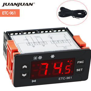 Controlador de temperatura del termostato digital con sensor NTC PTC AC 220V plástico OEM personalizable - Product Image 4