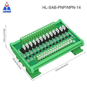 14 Channel Single Chip Microcomputer PLC <strong>Signal</strong> Amplifier Board <strong>Input</strong> and <strong>Output</strong> NPN/PNP <strong>Input</strong> Photocoupler Isolation - Product Image 3