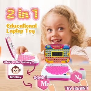 Children Lcd Study Bilingual Arabic English Reading Toy <strong>Learning</strong> Speech Therapy Machine Laptop for Toddlers Toy