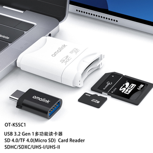 USB 3.2 Gen 1 Multifunktion aler USB 3.0 zu SD/TF4.0 Micro SD Speicher kartenleser Adapter für PC Laptop Smart Card Reader - Product Image 4