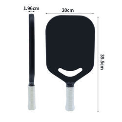 Saf fiber panel, dayanıklı hafif rahat erkek ve kadın için bir pickleball kürek hiçbir delik - Product Image 3
