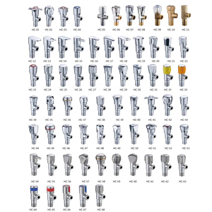 Fabrika fiyat SUS 304 paslanmaz çelik açılı vana 1/2 nikel fırçalanmış musluk aksesuarları açı Stop vana - Product Image 6
