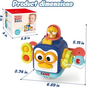 EPT bebek duyusal aktivite bulmaca el yakalamak topları erken eğitim geliştirme öğrenme meşgul topu bebek oyuncak - Product Image 2