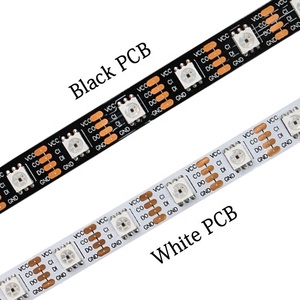 SK9822 Double Signals DC5V SMD5050 RGB 60LEDS/M 10mm Width 14w/m Dream Color Addressable Digital Pixel Magic <strong>LED</strong> Strip Light