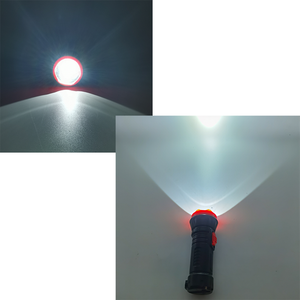 Promosyon su geçirmez ucuz plastik Mini taşınabilir güç el feneri el kumandalı şarj edilebilir acil durum led'i meşale ışık - Product Image 5