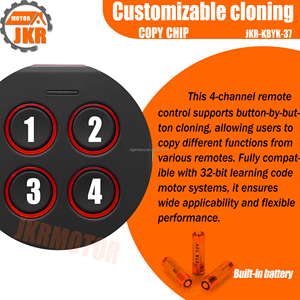 Top Choice 315MHz <strong>RF</strong> <strong>Remote</strong> <strong>Control</strong> 4-Button <strong>Clone</strong> for Face-to-Face Gate Access Replacement Compatible with Fixed <strong>Code</strong> - Product Image 3