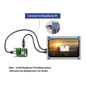 Kit schermo da 7 pollici per Kit Touch Screen a cristalli liquidi Raspberry Pi TFT - Product Image 3