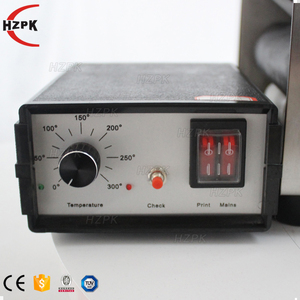 HZPK Halbautomat ische Etikett ier maschine für runde Flaschen Glasglas Manuelle Etikettenapplikator-Aufkleber etikettierung mit Datums codierung - Product Image 4