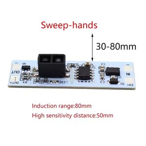 Kurzstrecken-Scan-Sensor Kapazitiver Berührungs sensorsc halter PIR-Bewegungssensor-Schalt modul 3A Konstante Spannung für Smart Home - Product Image 6