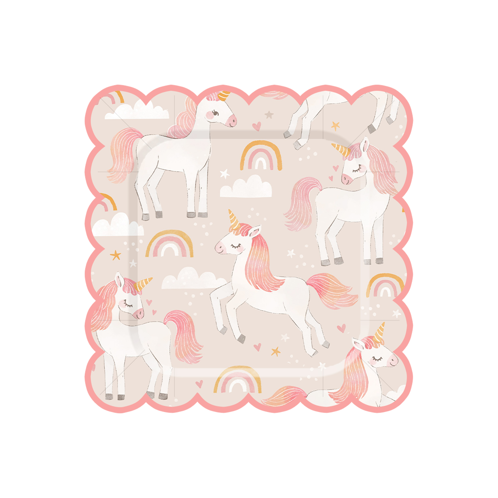 9 inch paper plate*8 pcs