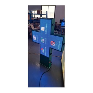 Señal de Cruz de farmacia, pantalla led personalizada para exteriores, tienda de farmacia a todo Color, instalación fija, señal led, pantalla de mensaje - Product Image 2