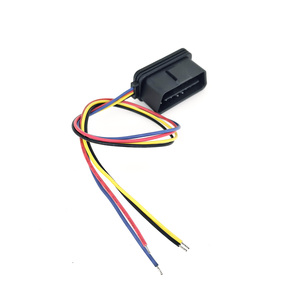 J1962接口OBD/OBD2/OBDII至4针开放式电线，用于带4针电缆的全球定位系统跟踪连接器 - Product Image 3