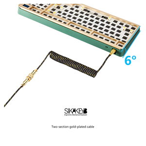 SIKAKEYBSk8キャッスルメカニカルキーボードDiyキットアルミニウムメタルケーストリプルモードPCコンピューターゲーマー用 - Product Image 2