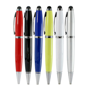 Penna USB con penna a sfera in metallo da 1GB a 32GB versione 2.0 libera Logo Laser nuovo regalo USB Memory Stick - Product Image 2