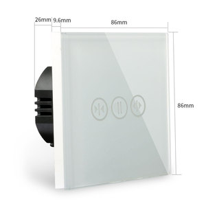BingoelecTuyaスマートホーム<span class=keywords><strong>WiFi</strong></span>カーテンスイッチ強化ガラスタッチブラインドローラースイッチ電動<span class=keywords><strong>Wifi</strong></span>シャッタースイッチ - Product Image 1