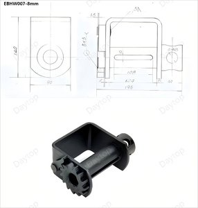 Nhiệm vụ nặng nề trượt tời cho phẳng rơ moóc xe tải sơn bền carbon-thép xây dựng tiêu chuẩn trượt Tie xuống tời - Product Image 2