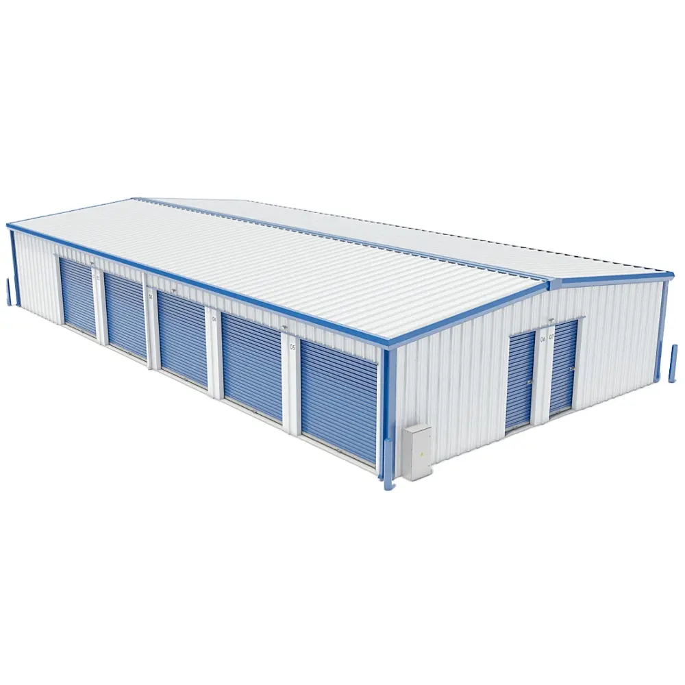 Low Cost Quick steel prefabricated structures shed construction factory