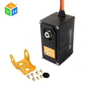 LVH RS0610MD 6kg Digitaler Doppelwellen-Servomotor 180-Grad-Metallgetriebe Batterie betriebener Kunststoff für Arduino-Roboter 180 Grad - Product Image 1