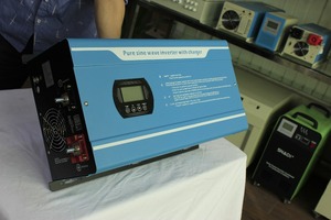 Inversor SOLAR DE SALIDA dual de fase dividida 3000W 12V24V/48VDC a AC110V/220V LCD Doble CPU tecnología de control inteligente