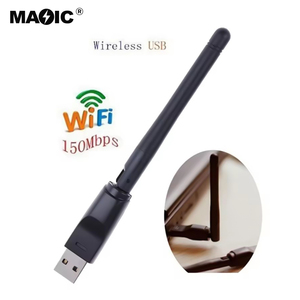 迷你USB 150M无线USB Wlan适配器，带天线802.11N加密狗支持Windows USB2.0迷你WIFI USB网络适配器 - Product Image 2