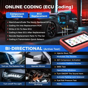 <strong>2025</strong> LAUNCH X431 Pros V 5.0 Elite With Bluetooth Scanner Canfd Doip Online <strong>Coding</strong> &amp; 37+ Reset for Car Diagnostic Tool - Product Image 3