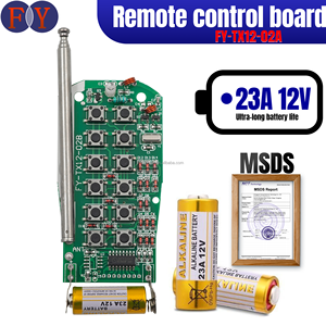 Leistungs starker 12-Tasten-433-MHz-HF-Fernbedienungs-Lerncode-Sender für das Garagentor-Kranlicht-Automatisierung system - Product Image 3