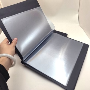 Tùy chỉnh deboss logo màu xanh hải quân PVC bìa cứng A4 phòng khách sạn thư mục thư mục compendiums Resident cuốn sổ tay - Product Image 6