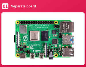 Neues Raspberry Pi 4 4GB RAM-Entwicklungs board mit Starter Kit Linux-Betriebs system auf Lager - Product Image 5